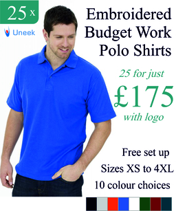 25 uneek embroidered budget work polo.jpg